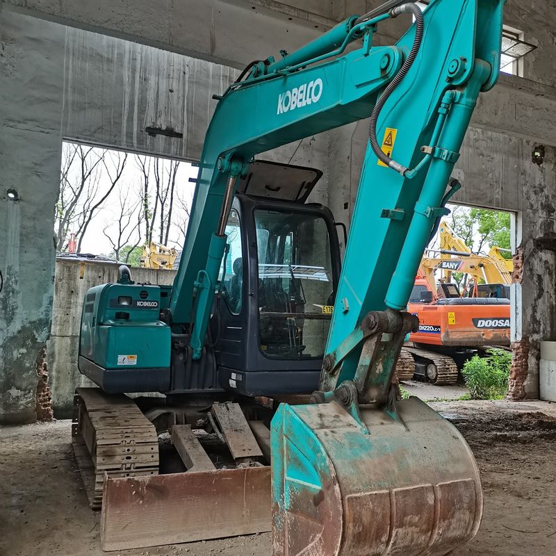 Gerçek çekim % 90 Yeni Orijinal Japonya Kullanılmış KOBELCO SK 75 sürünen kazıcı Satılık Kullanılmış KOBELCO 75 Japon Teknolojisi kazıcı