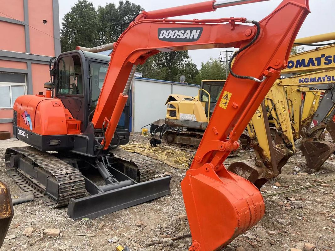 Yüksek kaliteli Kullanılmış mini kazıcı Doosan ZX60 inşaat makinesi/İkinci el hidrolik sürünen kazıcı DOOSAN ZX60 Kore kökeni