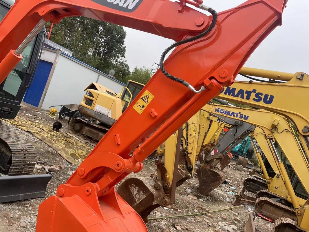 Yüksek kaliteli Kullanılmış mini kazıcı Doosan ZX60 inşaat makinesi/İkinci el hidrolik sürünen kazıcı DOOSAN ZX60 Kore kökeni