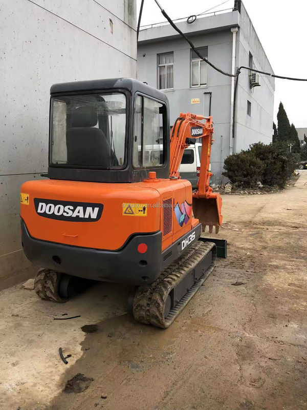 Doosan sıcak satış Kullanılmış inşaat makinesi mini kazıcı Doosan DH35 güzel kalite/İkinci el hidrolik sürünen kazıcı DOOSAN DH35 Kore kökenli