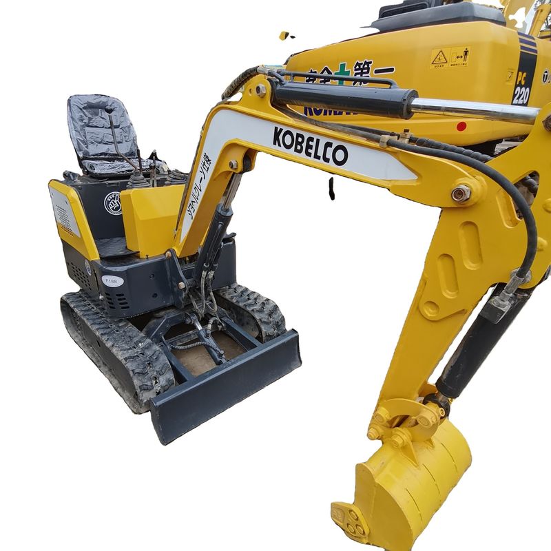 Kobelco SK200 Ucuz fiyat Kobelco 10 ikinci el hidrolik sürünen kazıcı Japonya kökeni Kullanılmış mini kazıcı