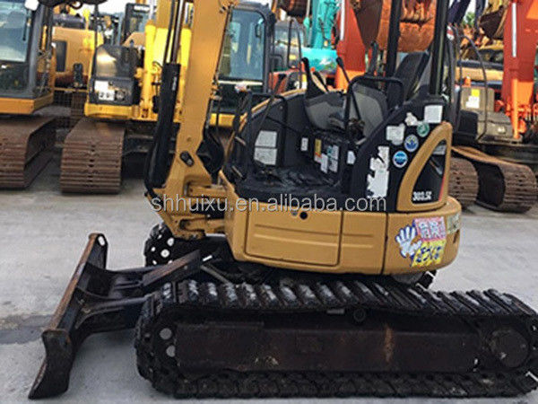Kaliteli kullanılmış hidrolik mini kazıcı CAT303.5 İkinci el küçük sürünen tırtıl kazıcı satılıyor