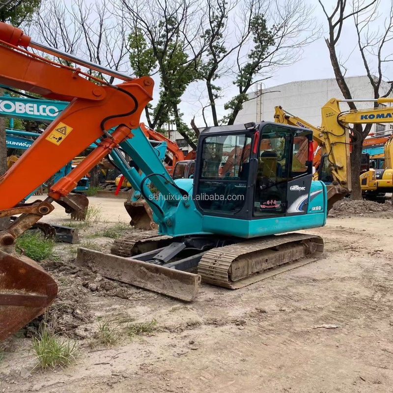 Kobelco SK200 Hidrolik sürünen kazıcı Kobelco 60-8 ikinci el Yüksek kaliteli/kullanılmış mini kazıcı Ucuz fiyat