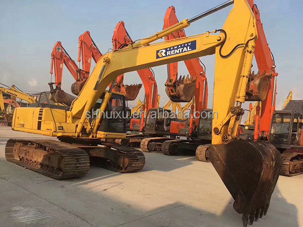 Komatsu Kullanılmış Komatsu PC220-6 sürünen kazık makinesi mükemmel performansla iyi kaliteli PC220 Komatsu kazık makinesi