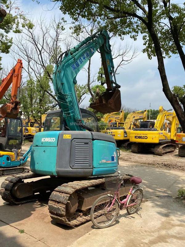 Kobelco SK200 Sürünen kazıcı Kobelco 70SR ikinci el Hidrolik Yüksek kaliteli Kullanılmış mini kazıcı Ucuz fiyat