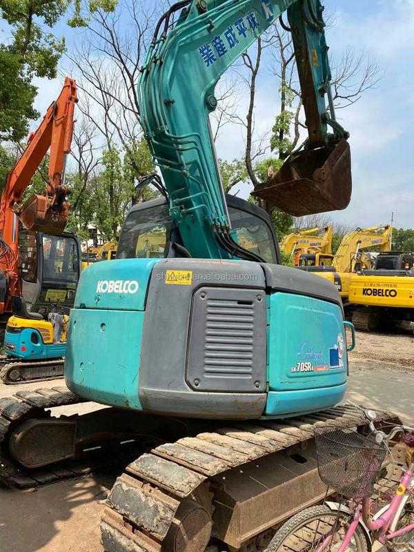 Kobelco SK200 Sürünen kazıcı Kobelco 70SR ikinci el Hidrolik Yüksek kaliteli Kullanılmış mini kazıcı Ucuz fiyat