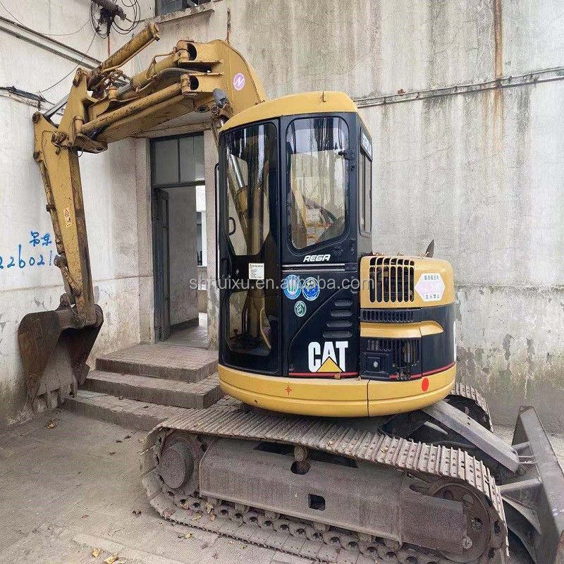 Kullanılmış hidrolik mini kazıcı CAT308 İkinci el kaliteli küçük sürünen kazıcı CAT308 satılıyor