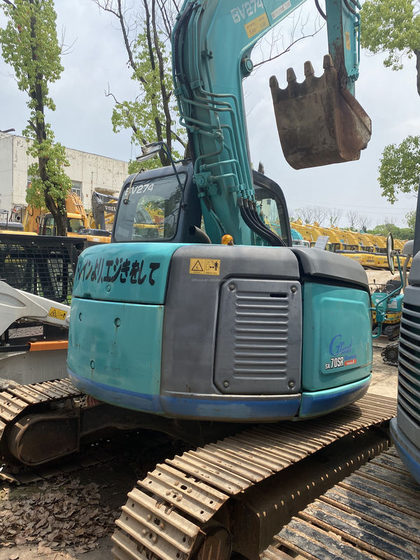 Kobelco SK200 Sürünen kazıcı Kobelco 70SR ikinci el Hidrolik Yüksek kaliteli Kullanılmış mini kazıcı Ucuz fiyat