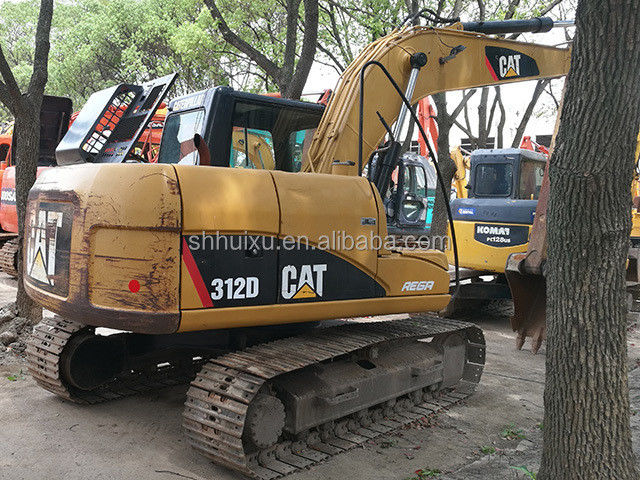 ekskavatör tırtıl 312d2 kullanılmış kazıcı/ İkinci El sürünen kazıcı CAT312D iyi durumda satılıyor