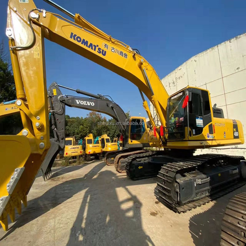 Komatsu PC450 ikinci el kazıcı, mükemmel performans, hızlı işlem, düşük fiyat, iki yıllık kalite garantisi