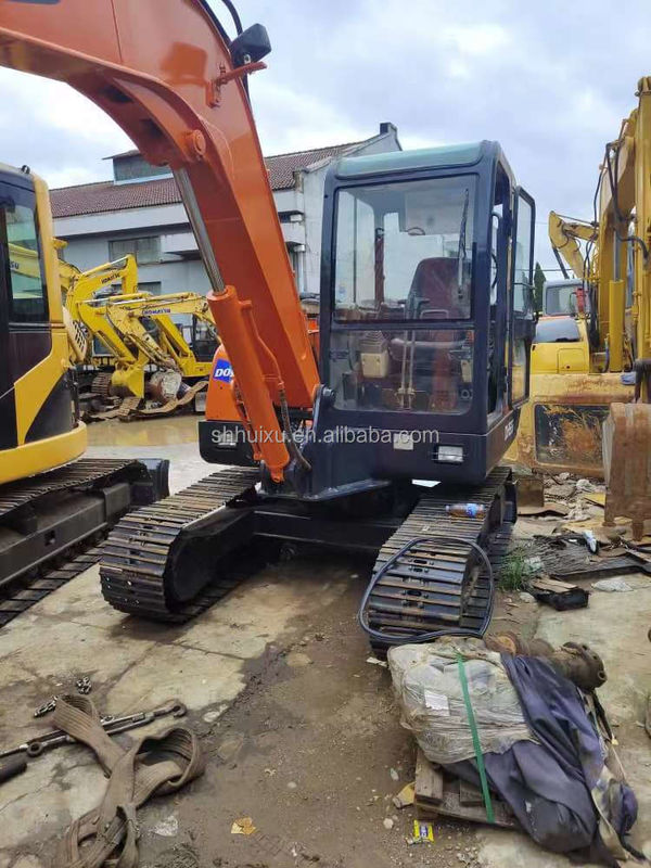 Doosan sıcak satış Mini ekskavatör kullanılmış doosan ex55 İkinci el hidrolik sürünen ekskavatör DOOSAN DH55 Kore kökeni