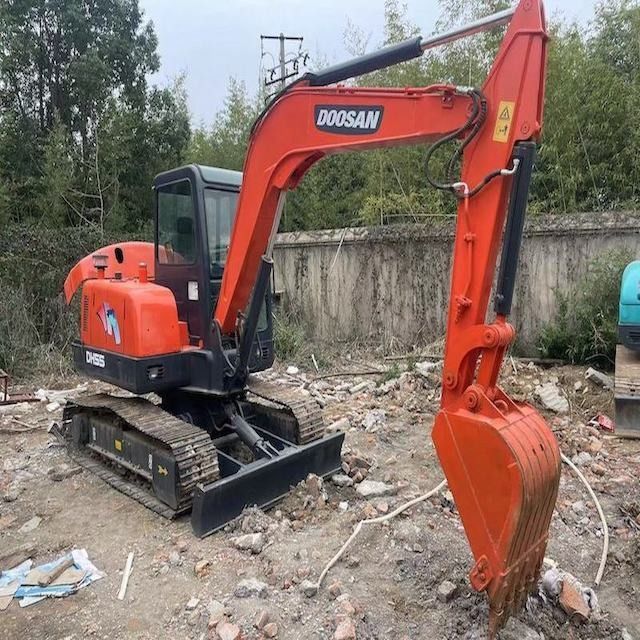 %80 yeni kullanılmış ekskavatör Doosan 55 ekskavatörü Kore İkinci el kullanılmış ekskavatör iyi fiyat