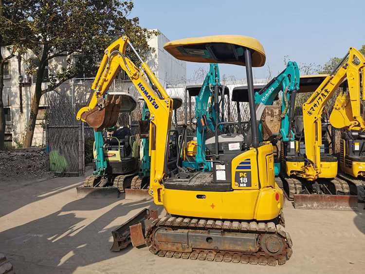 mini kullanılmış komatsu pc18 kazıcı pc18 1.8 ton kazıcı pc18mr dizel motoru Japonya iyi performans