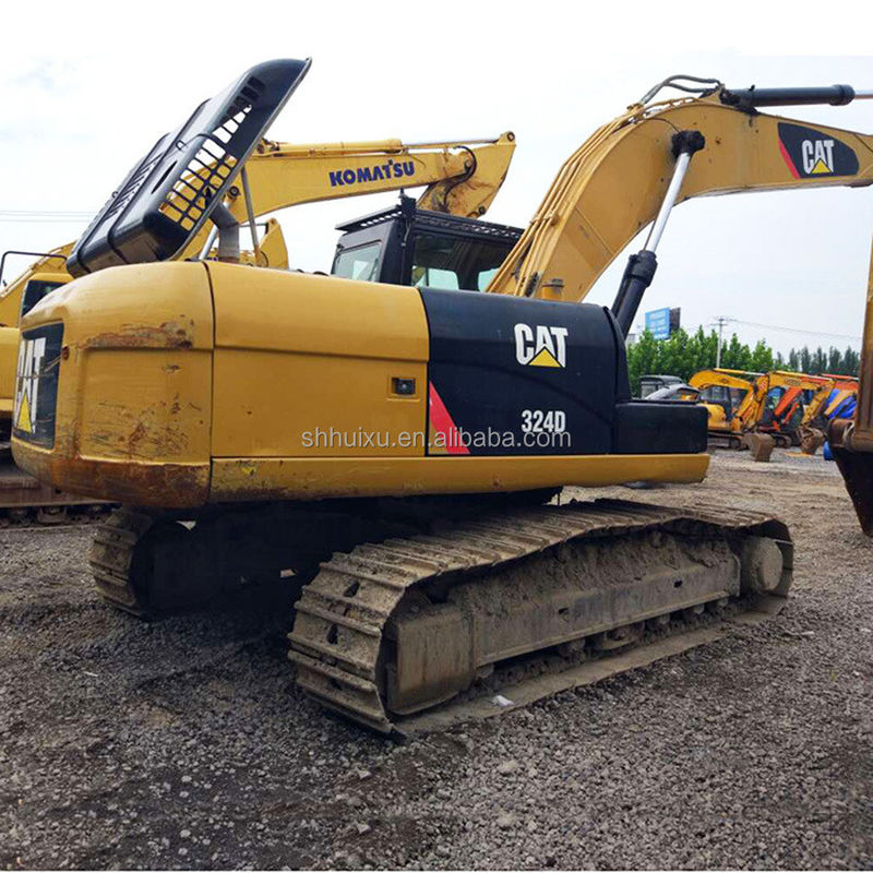 Satılık iyi durumda kullanılan CAT324d kazık makinesi/ İkinci El sürünen kazık makinesi CAT324