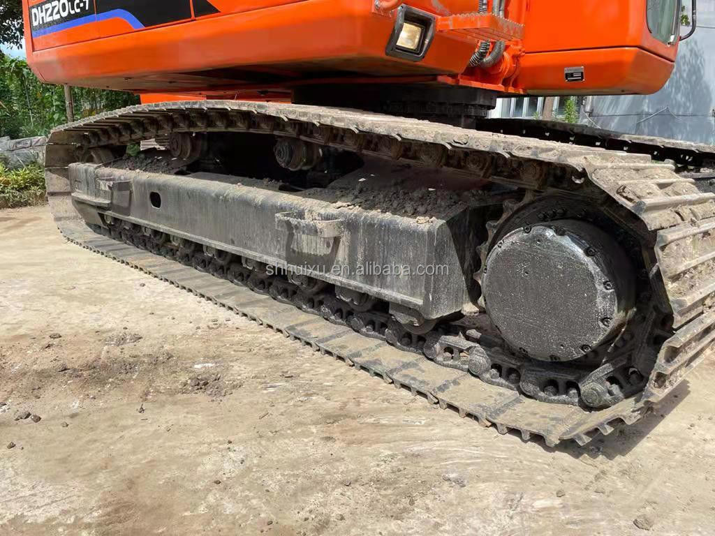 Doosan sıcak satış Doosan DH220lc kullanılmış kazma makinesini Doosan DH220-7 Kore kökenli satılıyor