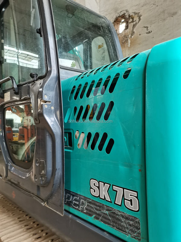 Kobelco SK200 Kullanılmış mini kazıcı Kobelco SK75 Güzel kalite Ucuz fiyat ikinci el hidrolik sürünen kazıcı Japonya kökeni