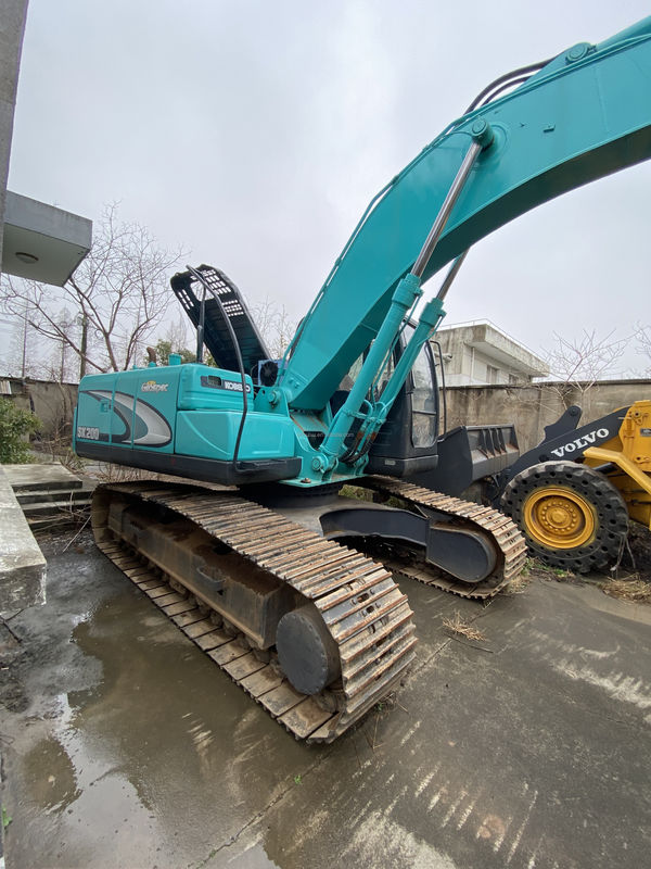 Kobelco SK200 İkinci el Kobelco SK200-8 Hidrolik sürünen ekskavatör İyi durumda Kullanılmış kazma makinesi ucuz fiyat