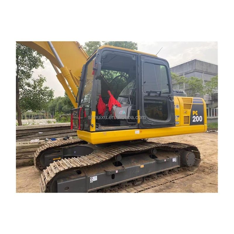 Komatsu İkinci el hidrolik sürünen kazma makinesi iyi kalite kullanılmış kazma makinesi Japonya kökenli kullanılmış komatsu pc200-8 kazma makinesi Komatsu kazma makinesi