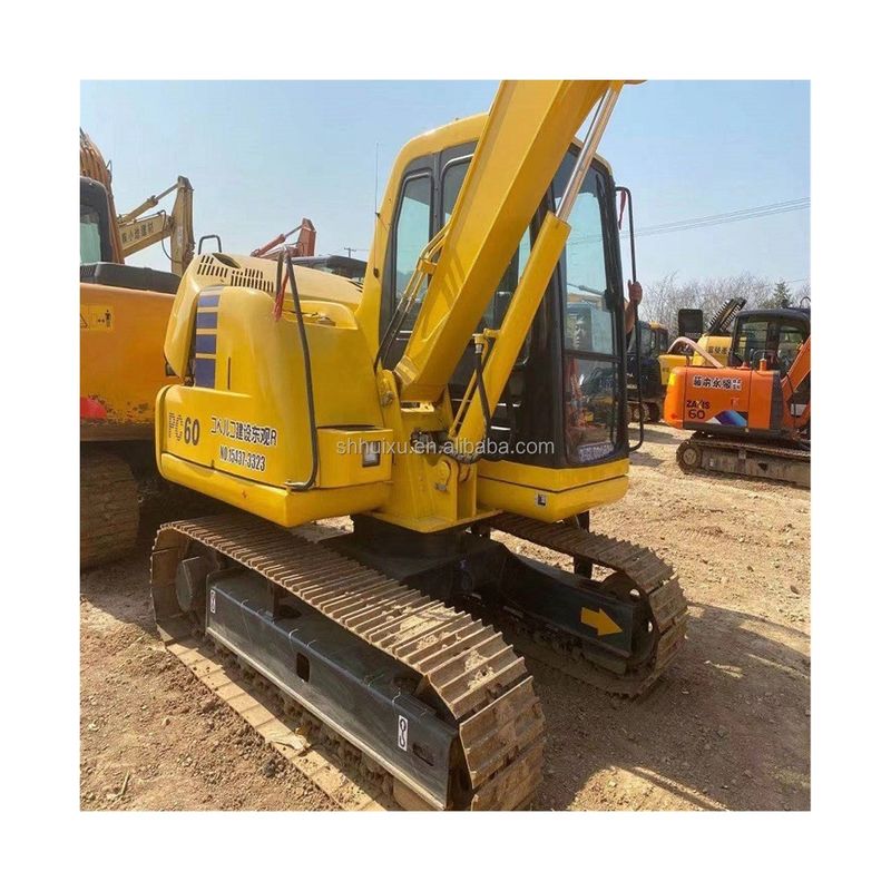 Komatsu PC60 hidrolik sürünen kazıcı 6 ton yüksek kaliteli ikinci el kazıcı Japonya kökeni ucuz fiyat Komatsu kazıcı