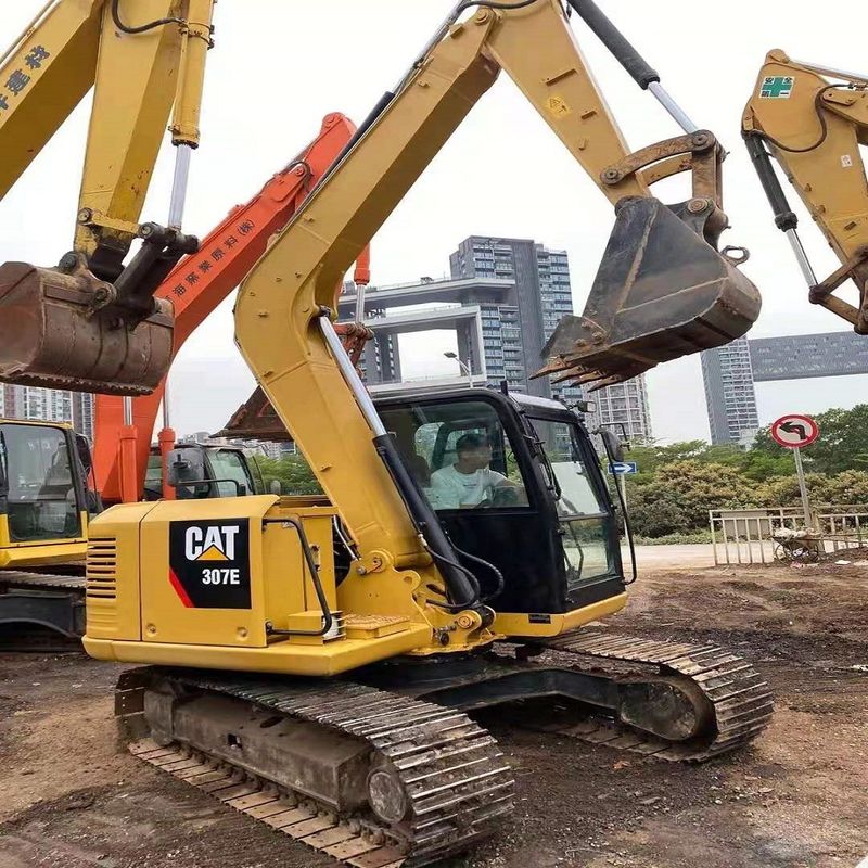 CAT307E kullanılmış kazıcı, mükemmel performans, hızlı işlem, düşük fiyat, iki yıllık kalite garantisi