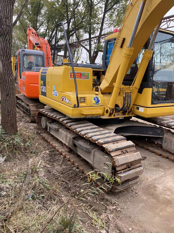 Komatsu Ucuz sürünen kazıcı PC130 kullanılmış komatsu mini İkinci el kazma makinesi Komatsu Excavator