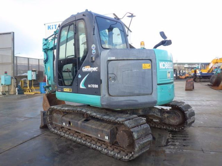 Yüksek Kaliteli Japonya Kobelco SK70SR Mini Kullanılmış Ekskavatör 7 ton Kobelco SK 70SR Küçük Kullanılmış Ekskavatör
