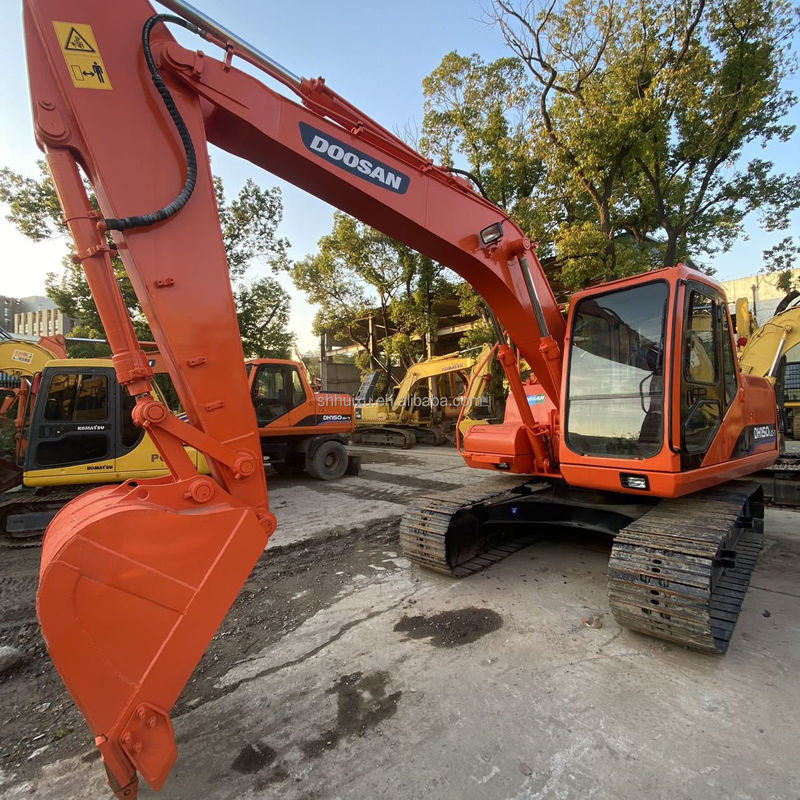Doosan sıcak satış kullanılmış ikinci el kaliteli Doosan kazıcı DH150 Lc-7 çalışmaya hazır 15ton Doosan Dh150 kazıcı sıcak satış için
