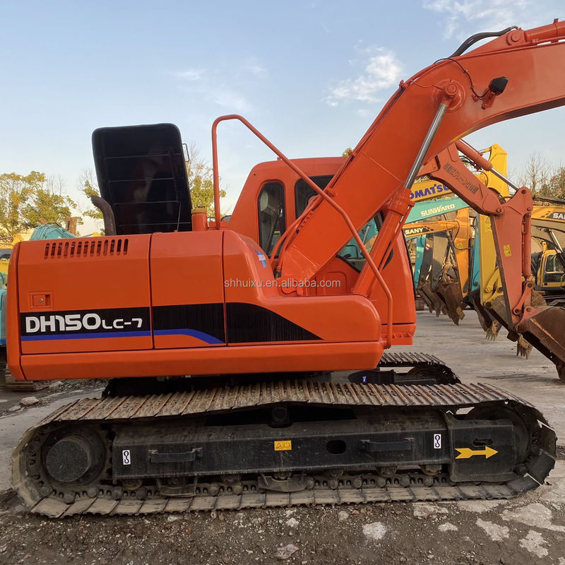 Doosan sıcak satış kullanılmış ikinci el kaliteli Doosan kazıcı DH150 Lc-7 çalışmaya hazır 15ton Doosan Dh150 kazıcı sıcak satış için