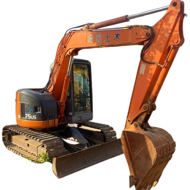 Hitachi sıcak satış kullanılmış Hitachi ex75ur kazık makinesi/İlk el Küçük Crawler kazık makinesi iyi durumda HITACHI 75