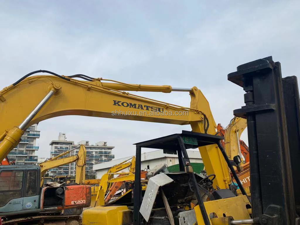 Komatsu Kullanılmış komatsu PC200-7 sürünen kazıcı ikinci el kazma makinesi Japonya kökeni satılık Komatsu kazıcı