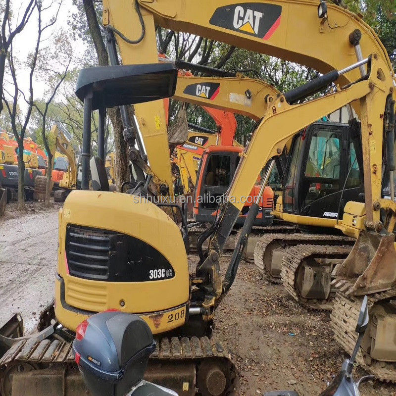 Kullanılmış Crawler Excavator iyi durumda CAT303C uygun fiyat satılık/iceri el Japon Excavator CAT303C