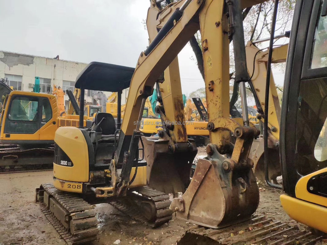 Kullanılmış Crawler Excavator iyi durumda CAT303C uygun fiyat satılık/iceri el Japon Excavator CAT303C