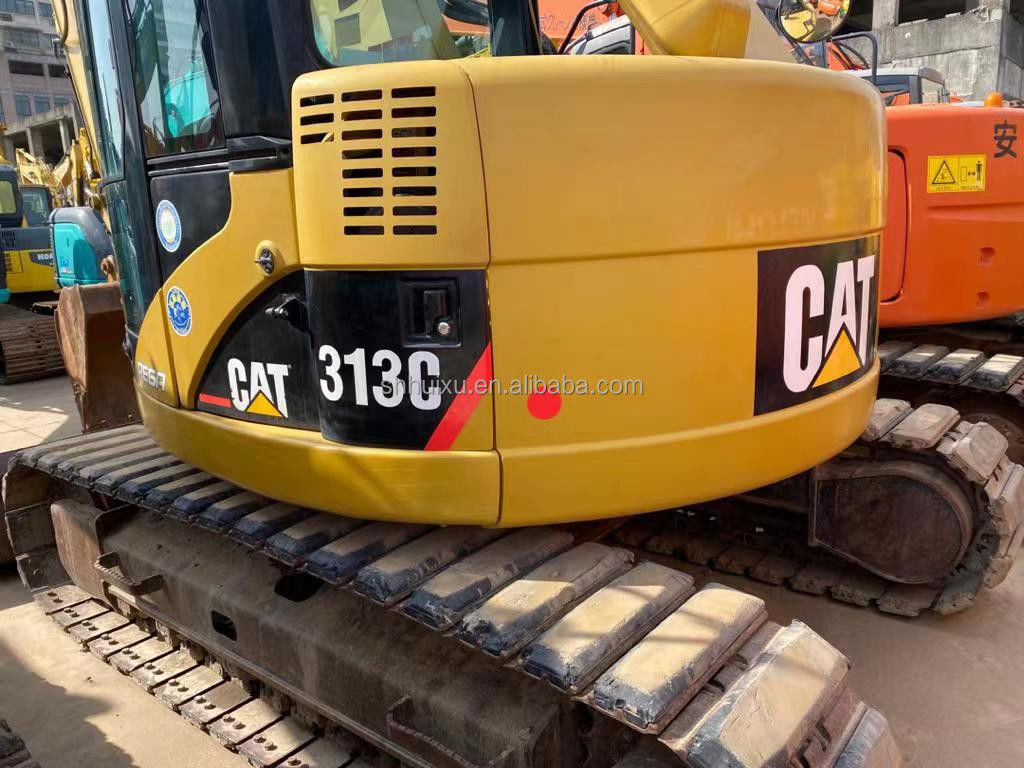 kullanılmış kazık makineleri cat313/ hidrolik sürünen kazık makinesi düşük fiyatlı kullanılmış kazık makinesi CAT313C iyi durumda satılıyor