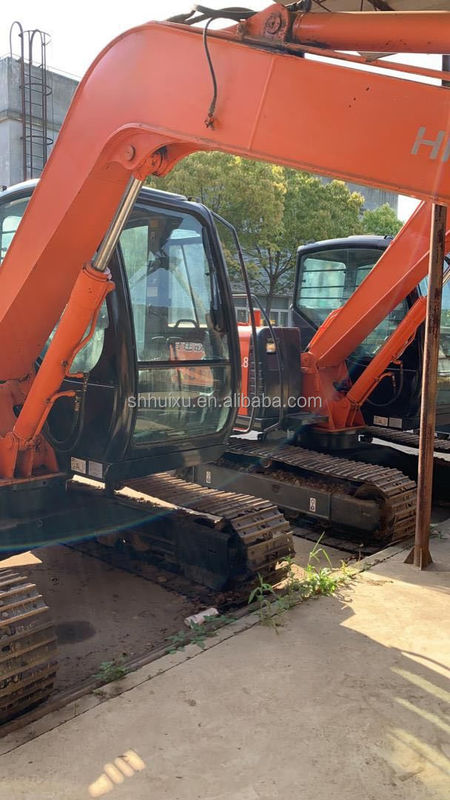 Hitachi sıcak satış Japonya kökenli Kullanılmış mini kazıcı HITACHI 70 satılıyor İkinci el hidrolik sürünen kazıcı iyi durumda