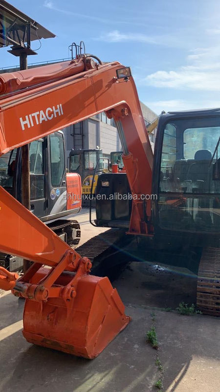 Hitachi sıcak satış Japonya kökenli Kullanılmış mini kazıcı HITACHI 70 satılıyor İkinci el hidrolik sürünen kazıcı iyi durumda