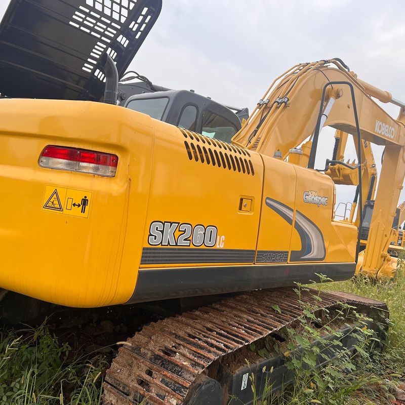 Kullanılmış kazıcı Kobelco SK260 ikinci el kazıcı kullanılmış makineler 26 ton el toprak kazıcı kullanılmış kazıcı
