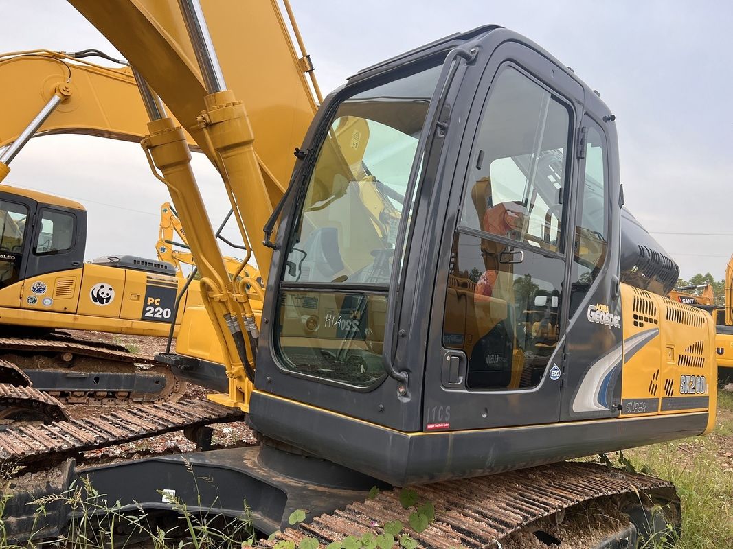 Kullanılmış kazıcı Kobelco SK260 ikinci el kazıcı kullanılmış makineler 26 ton el toprak kazıcı kullanılmış kazıcı