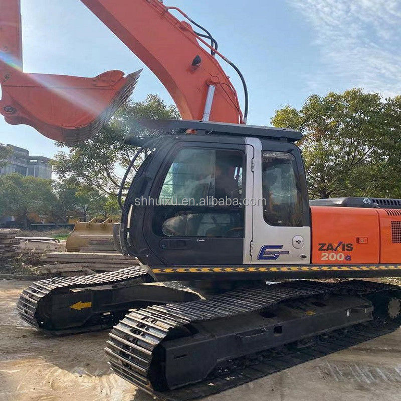 Hitachi Sıcak Satış Kullanılmış Hitachi ex200-3 ekskavatörü Kullanılmış kazma makinesi Japon HITACHI 200 satılıyor