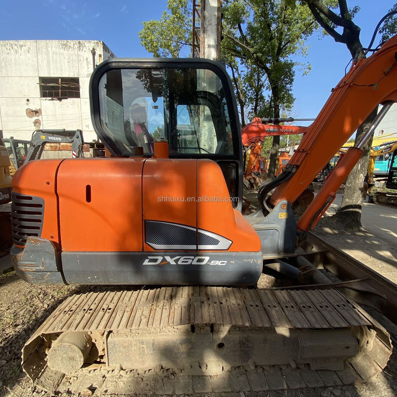 Doosan sıcak satış Şanghay toptan ikinci el kazık makinesi doosan dx60 DX60-5B DX60-9C DX60R/kullanılmış doosan dx60-9c kazık makinesi