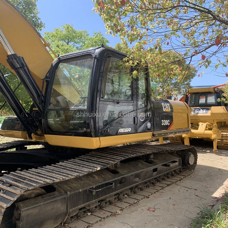 Kullanılmış tırtıl 330b sürünen kazıcı/kullanılmış kazma makinesine CAT330 Japonya kökenli satış için Caterpillar stokta