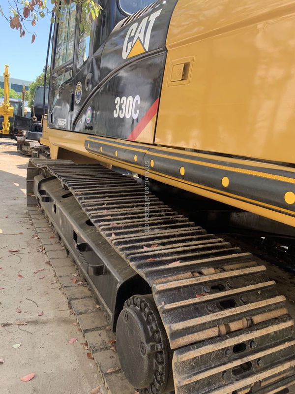 Kullanılmış tırtıl 330b sürünen kazıcı/kullanılmış kazma makinesine CAT330 Japonya kökenli satış için Caterpillar stokta