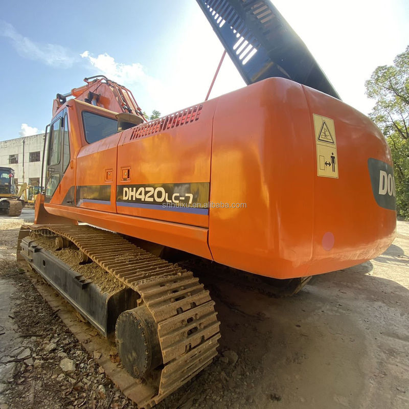 Doosan sıcak satış kullanılmış toprak taşıma ekipmanı doosan dh420lc-7 kazık makinesi dh420 42ton büyük madencilik kazık makinesi dh420lc