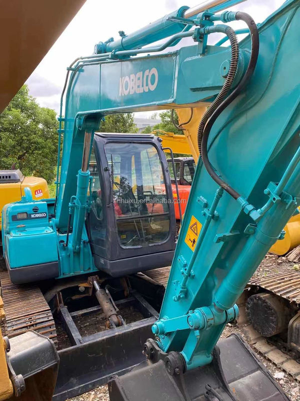 Mikro mini kazıcı Kobelco 75 ikinci el küçük kazıcı kullanılan makineler 7,5 ton kazıcı ABD Çin bahçe kazıcı