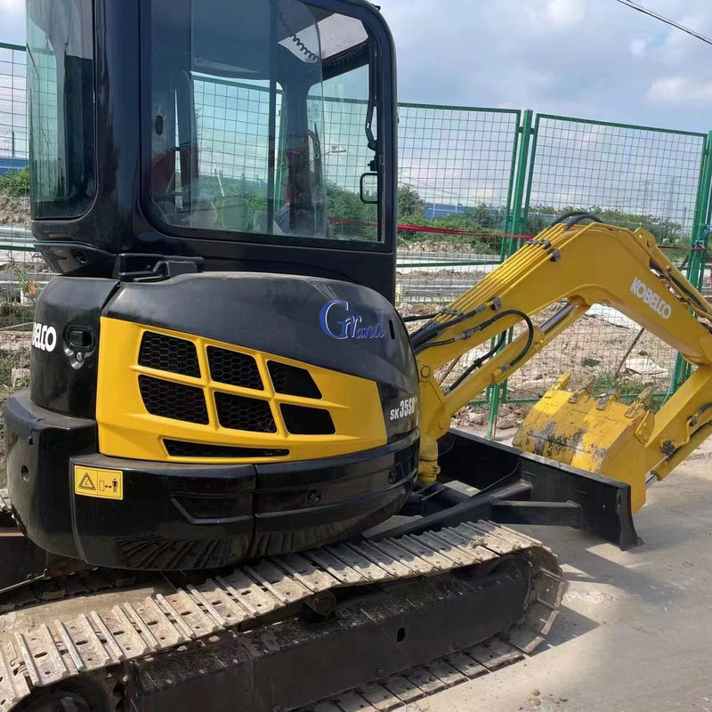 Kullanılmış mini kazıcı fiyatı Kobelco 35SR ikinci el mini kazıcı kullanılmış makineler 3,5 ton hidrolik sürünen backhoe kazıcı