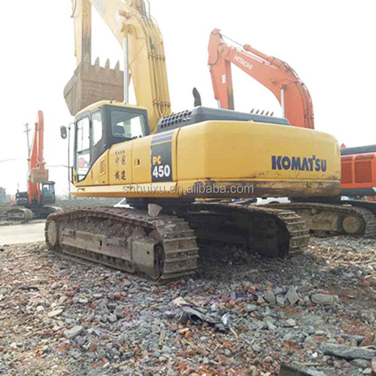 Yüksek Performanslı Arka Yönlü Kürek Hidrolik Orta Boylu Kullanılmış Sürünen Kazıcı Komatsu450 satılıyor