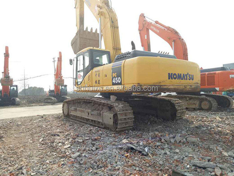 Yüksek Performanslı Arka Yönlü Kürek Hidrolik Orta Boylu Kullanılmış Sürünen Kazıcı Komatsu450 satılıyor