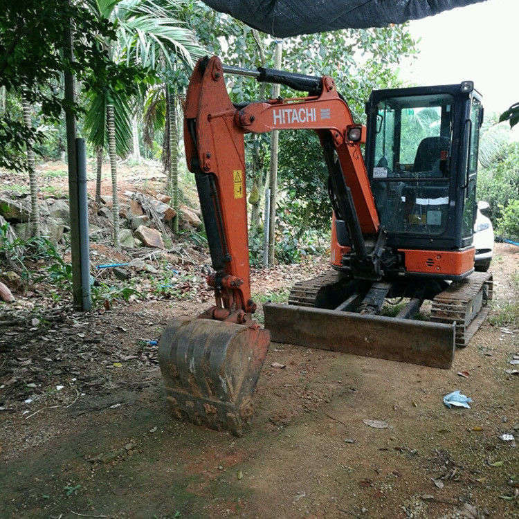 Kullanılmış Hitachi ZX35 Hidrolik Çarpıcı Kazıcı, Hitachi ZX35U-2 ZX35U Zincir Kazıcı Ucuz Fiyat