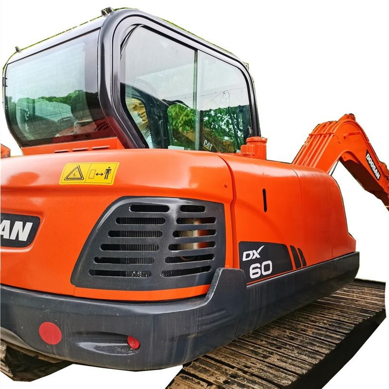 Doosan sıcak satış İyi satış Kullanılmış kazıcı Doosan DX60W tekerlekli kazıcı makinesi