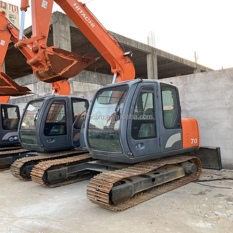 Hitachi sıcak satış en çok satan kullanılmış mini kazıcı HITACHI ZX70 Japonya kökenli İkinci el hidrolik sürünen kazıcı iyi durumda