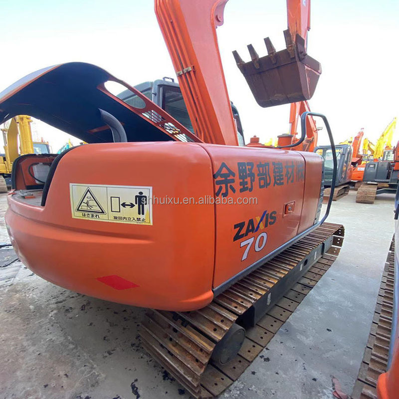 Hitachi sıcak satış en çok satan kullanılmış mini kazıcı HITACHI ZX70 Japonya kökenli İkinci el hidrolik sürünen kazıcı iyi durumda